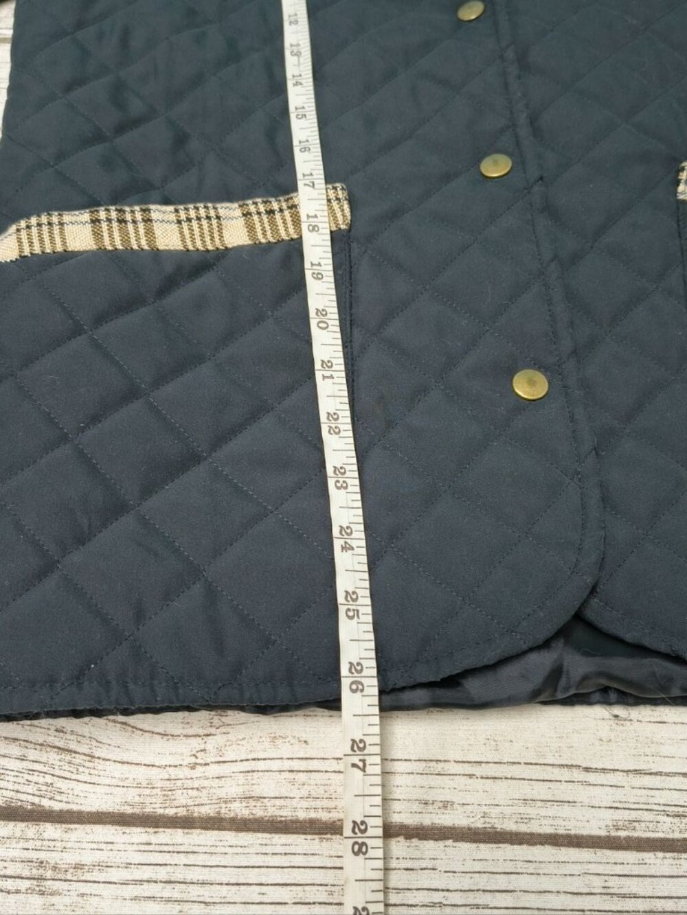 Vintage Sia Baker By Amberhill Black Quilted Equestrian Jacket Size Small - Picture 7 of 8